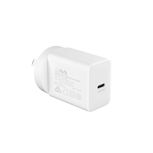 Australian Mobile AMC04 USB-C 20W Power Adapter