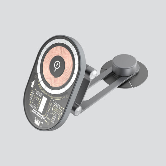 Momax Q.Mag Mount³X 15W Transparent Magnetic Wireless Charging Tesla Car Mount CM20GS