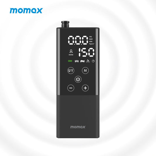 Momax Electric Air Pump Portable Air Pump with Flash CR1D