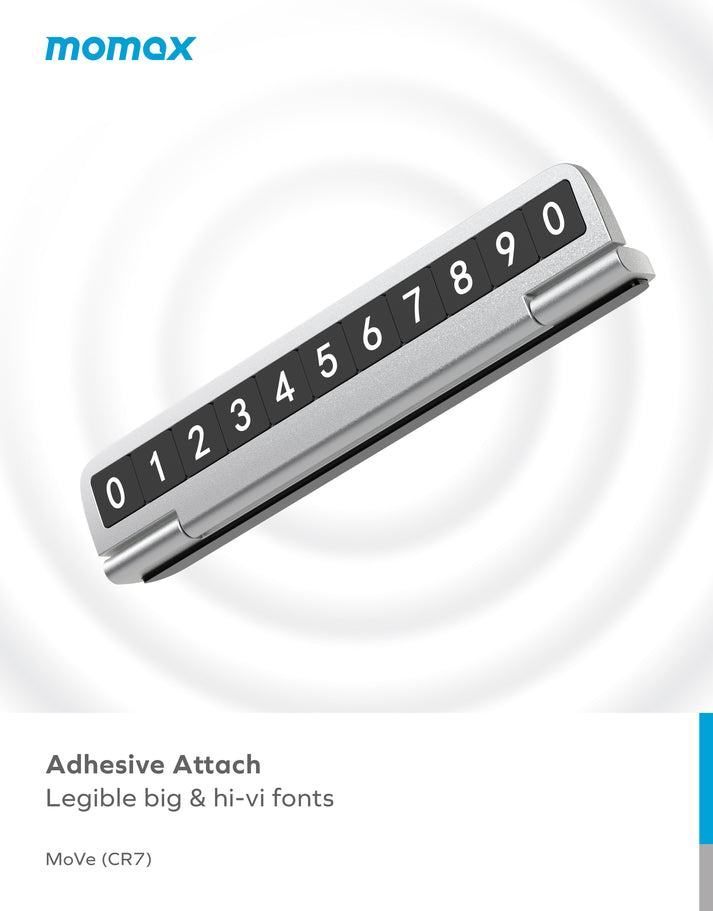 Momax MoVe vehicle contact plate CR7S