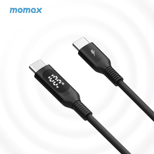 Momax Elitelink USB-C to C PD100W USB-C To USB-C with LED display (1.2M) DC22