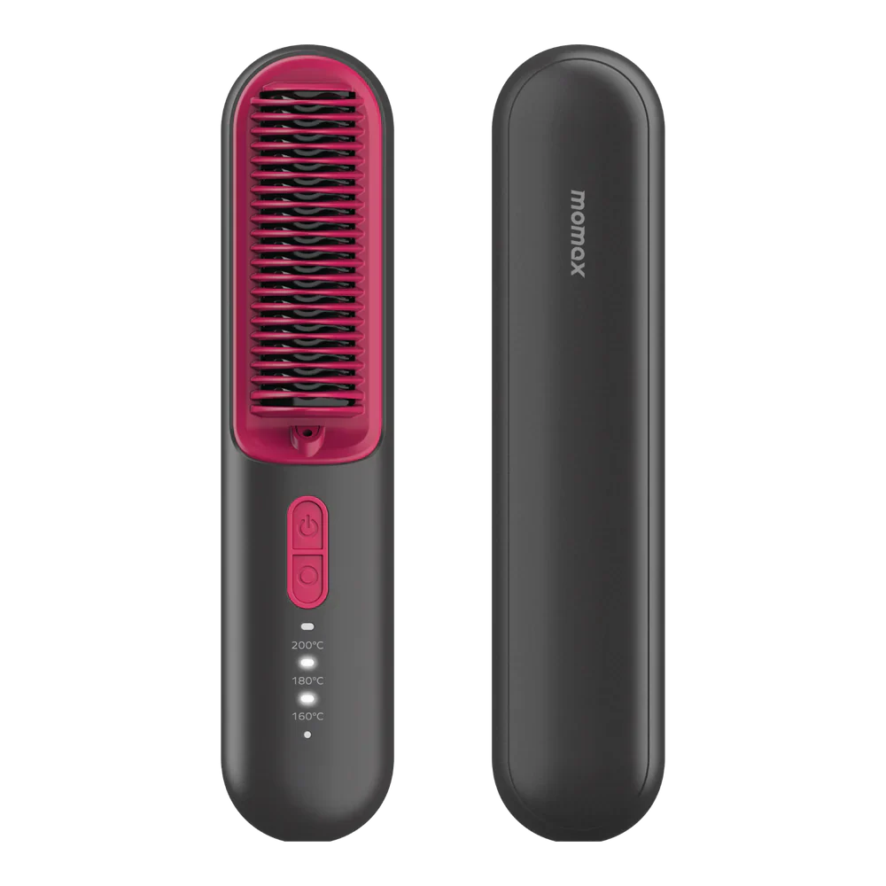 Momax Ultra Sleek - Cordless Hair Straightener Brush