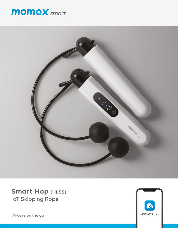 Momax Smart Hop IoT Skipping Rope HL5S