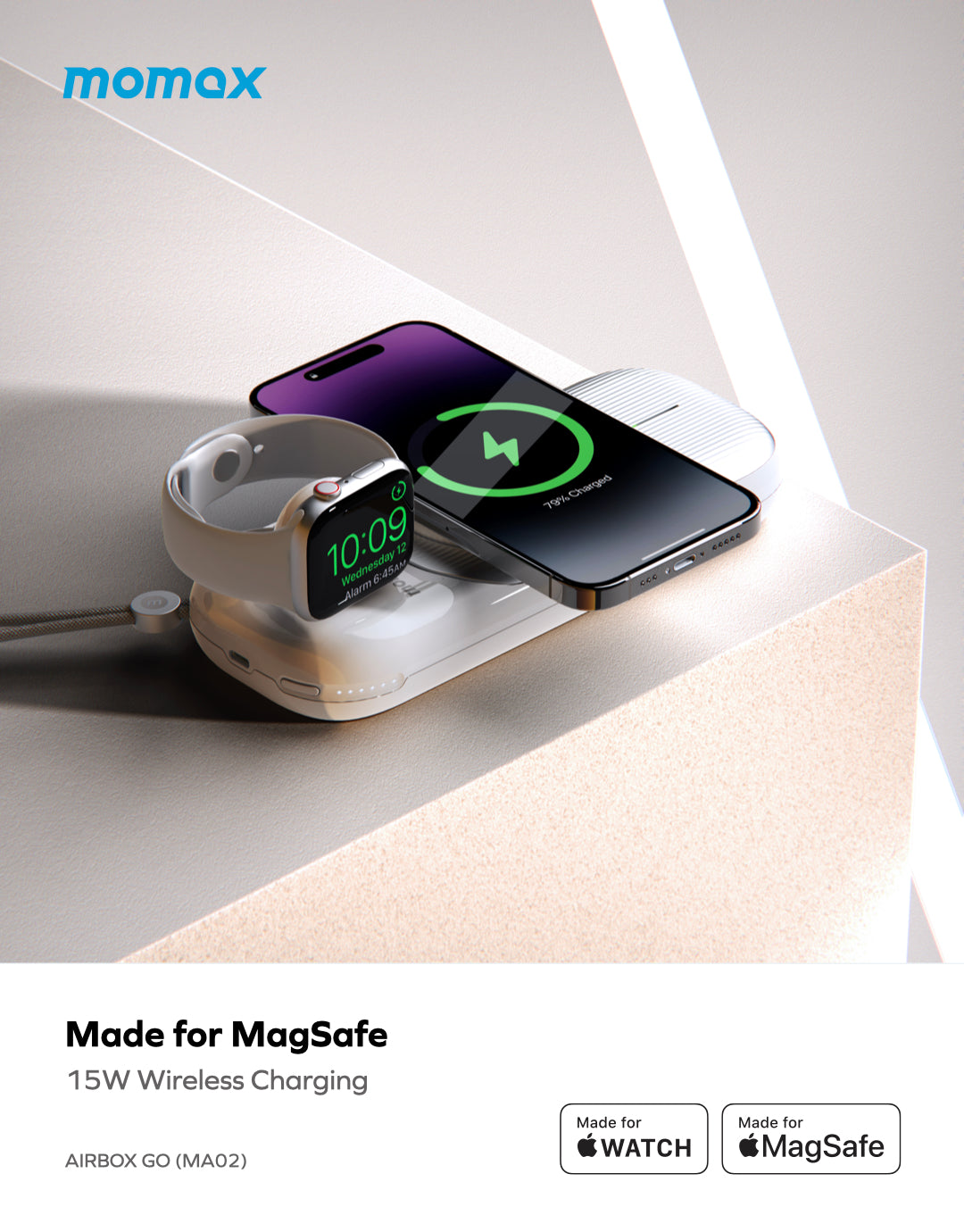Momax Airbox Go Power Capsule with MagSafe MA02