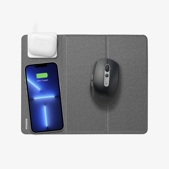 Momax Q.Mouse Pad 3 2-in-1 Wireless Charging Mouse Pad (20W) QM3