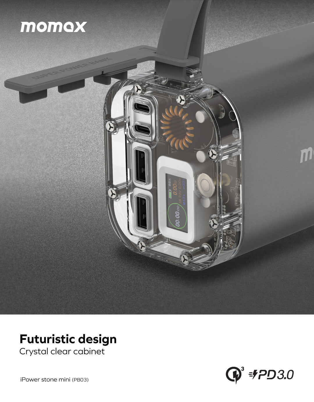 Momax Power Stone Mini Outdoor power station 40000mAh PB03