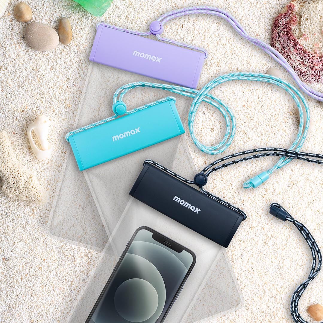 Momax Waterproof Pouch With Universal Neck Strap