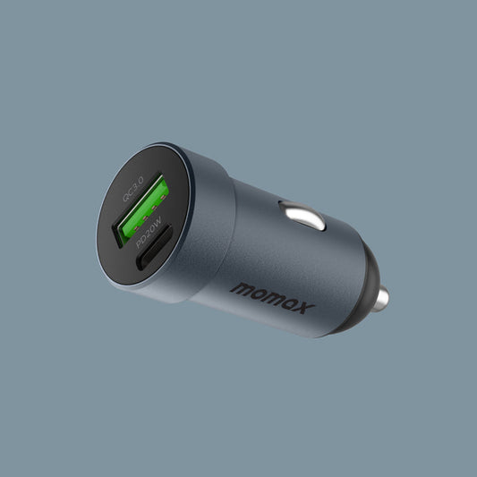 Momax 20W Dual-port Car Charger UC12