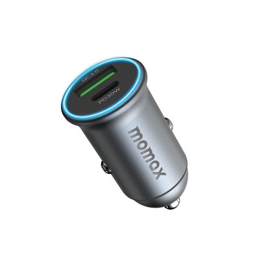 Momax 30W Dual-port Car Charger UC18