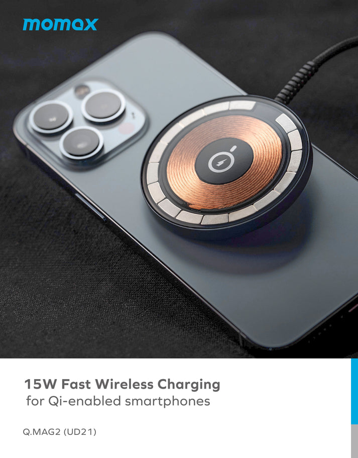 Momax Q.Mag Magnetic Wireless Charger UD21