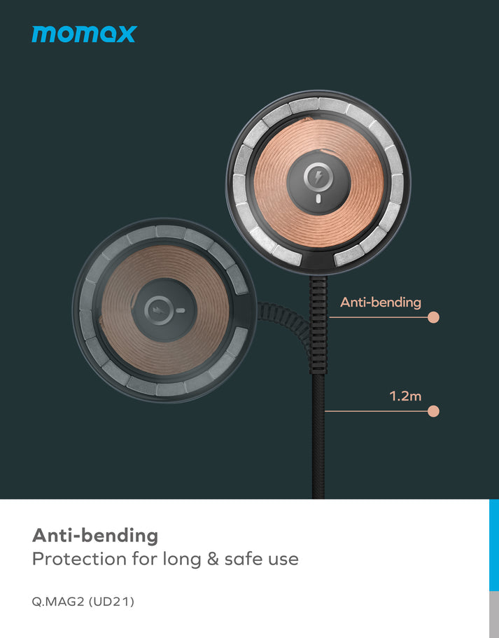 Momax Q.Mag Magnetic Wireless Charger UD21