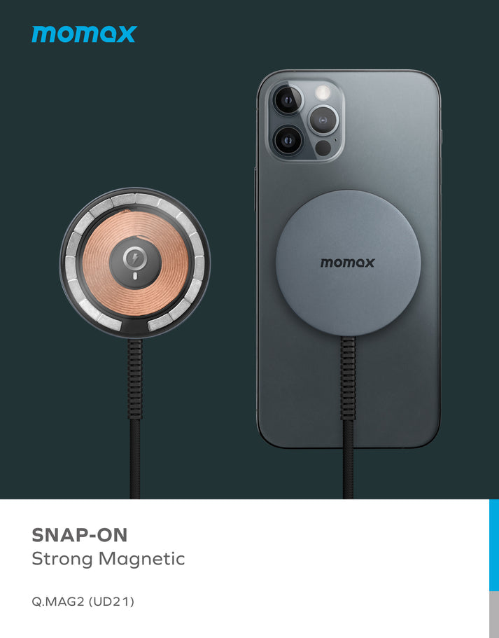Momax Q.Mag Magnetic Wireless Charger UD21