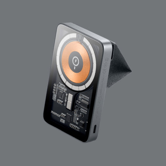 Momax Q.Mag Power 8 Magnetic Wireless Charging Power Bank with Stand 5000mAh IP108