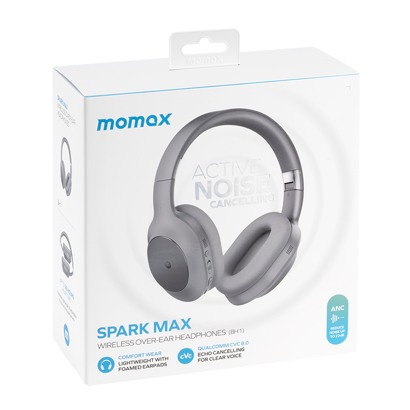 Momax Spark Max Wireless Over-Ear headphones BH1