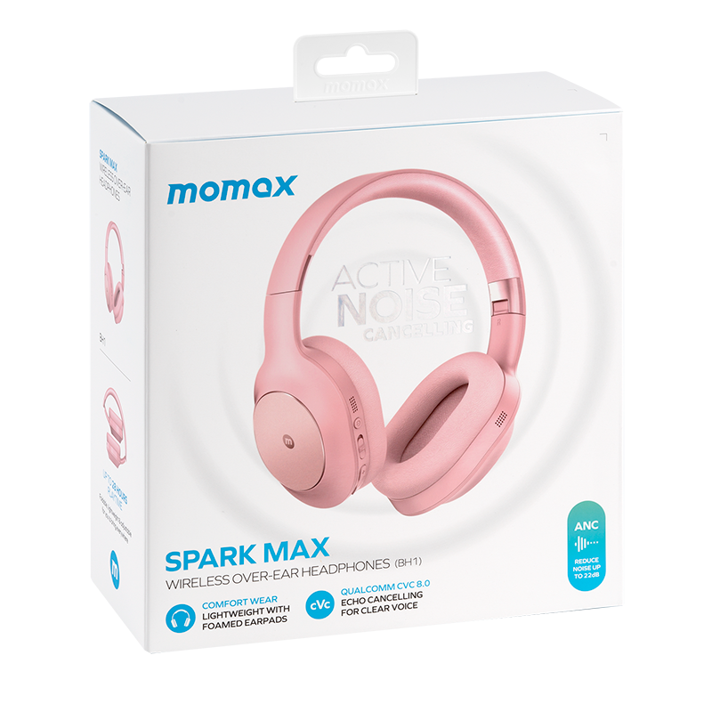 Momax Spark Max Wireless Over-Ear headphones BH1