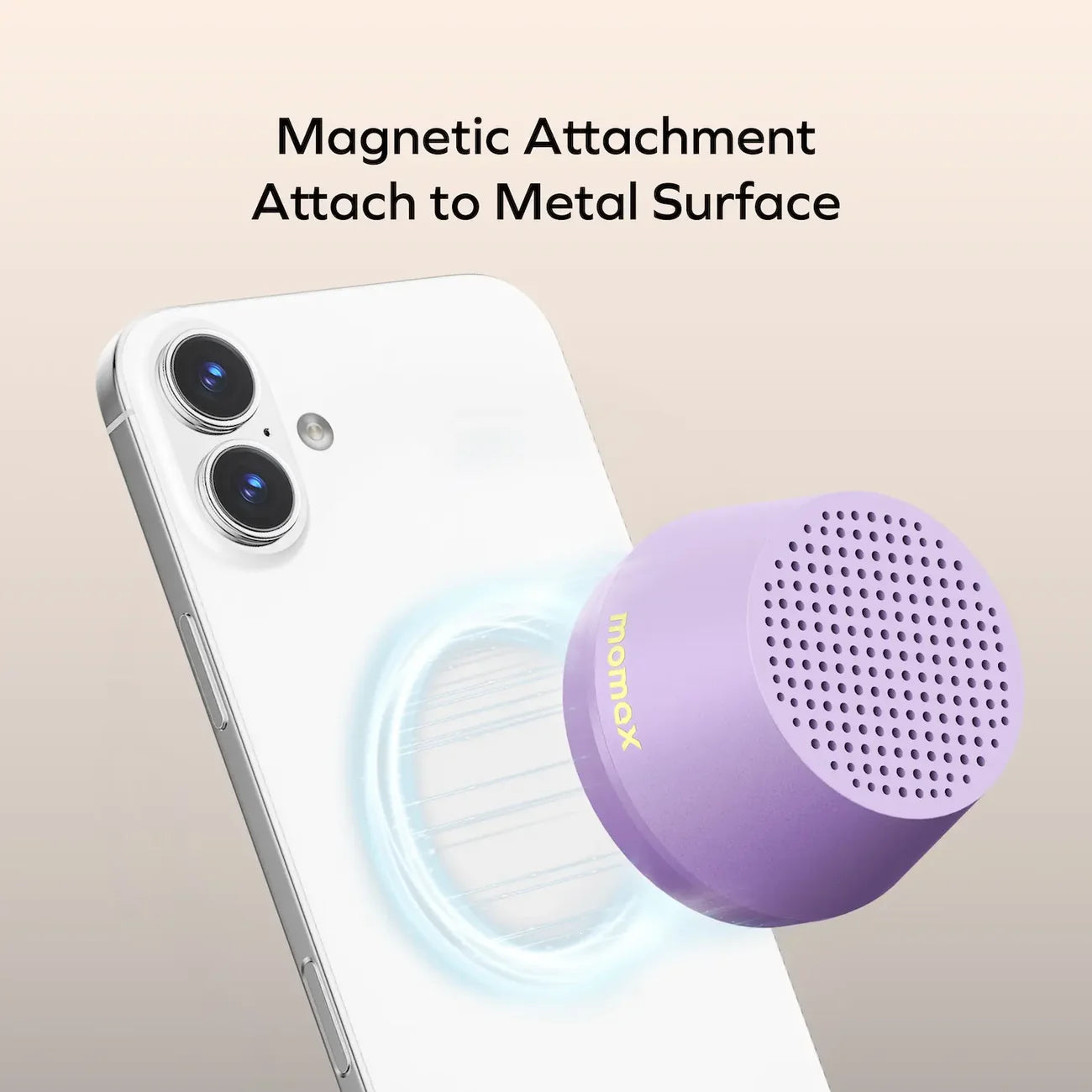 Momax 1-Vibe Go Lite Magnetic Wireless Speaker