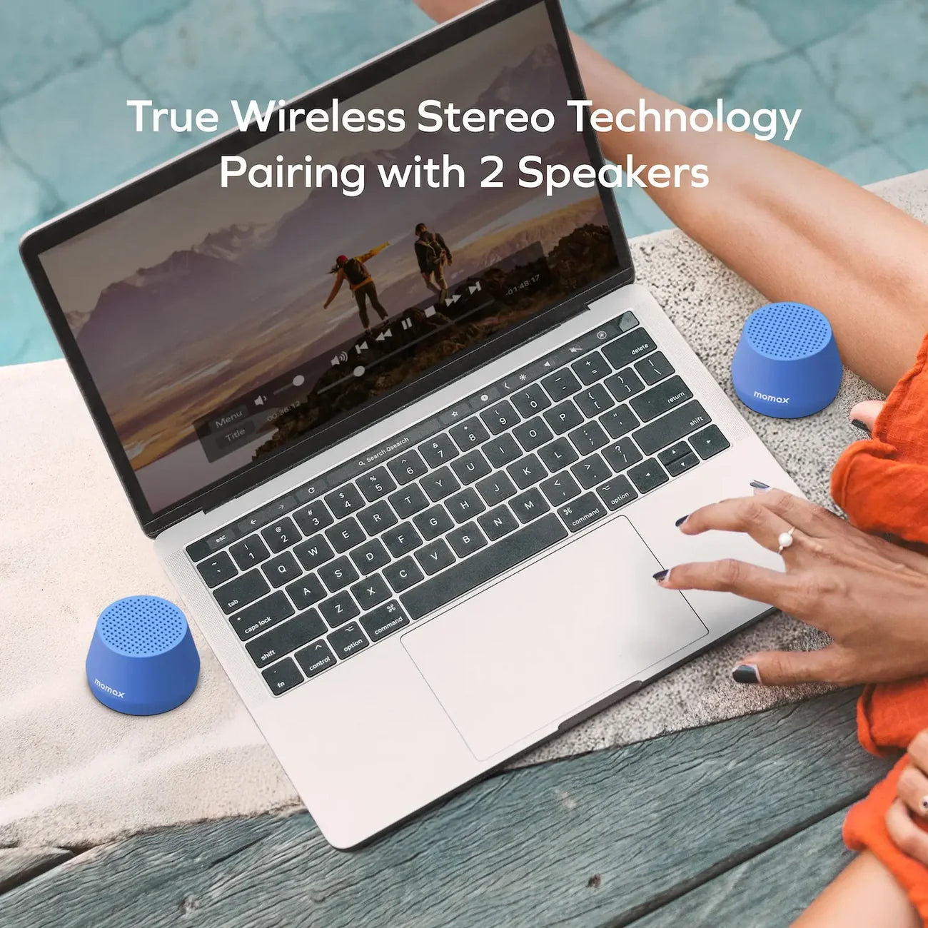 Momax 1-Vibe Go Lite Magnetic Wireless Speaker