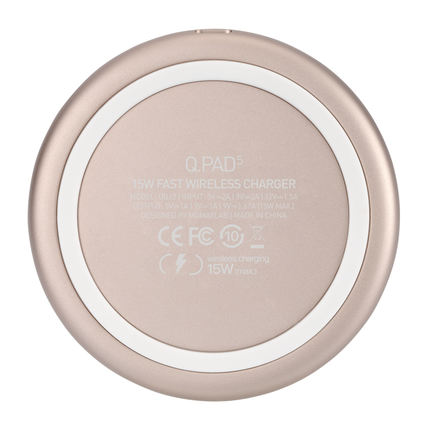 Momax Q.Pad 5 15W Fast Wireless Charger UD13